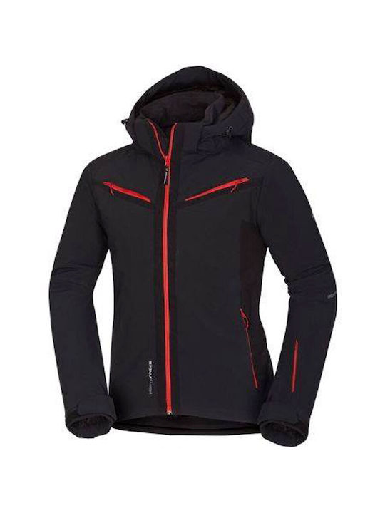 Northfinder Dashiell SL-BU-3677SNW/BLK/XL Masculin Jachetă Coajă moale pentru Schi & Snowboard Negru