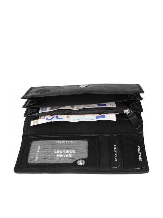 Leather Women's Wallet Classic with RFID Black