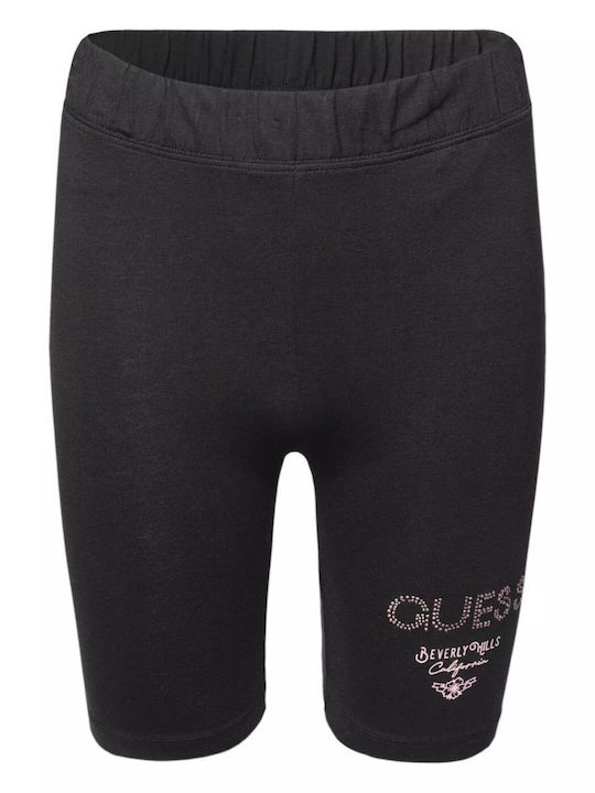 Guess Детски легинги Кратък Black