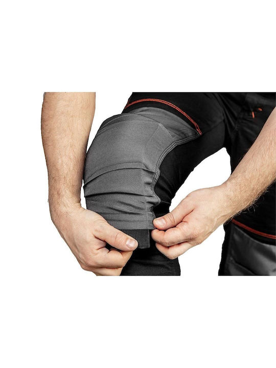 Neo Tools Slim Reflective Work Trousers Black