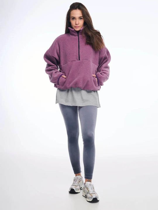 PCP Holly Plum Women's Hooded Fleece Sweatshirt Sapio Milo (Sapio Milo)