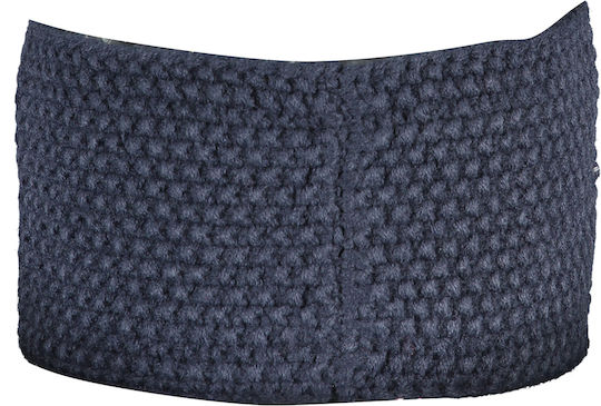 Unisex Headband Knitted in Blue color