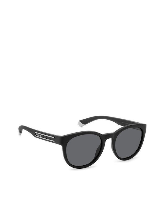 Polaroid Men's Sunglasses with Black Plastic Frame and Black Polarized Lens PLD2150/S 08A/M9