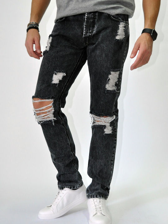 Salt & Pepper Jeans Pantaloni de Bărbați din Jean în Linie Dreaptă Gri