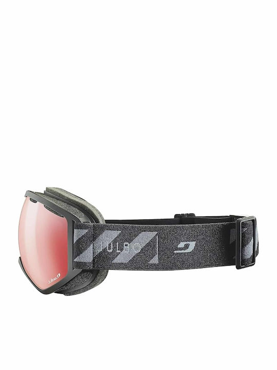 Julbo Atlas Otg Cat2 Ски & Сноуборд Маска Детска Черен с Леща Огледален в Цвят Червен