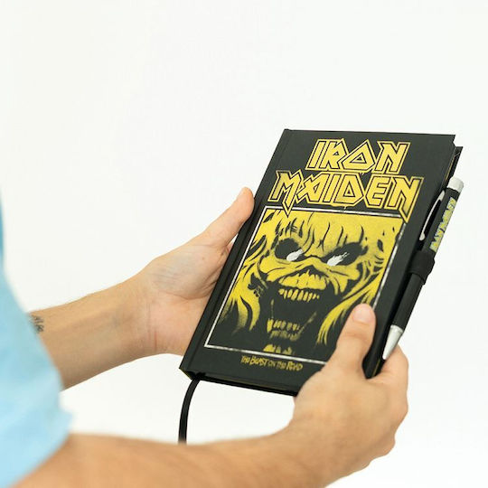Grupo Erik Notebook A5 96 Sheets with Hard Cover and Pen Holder Black