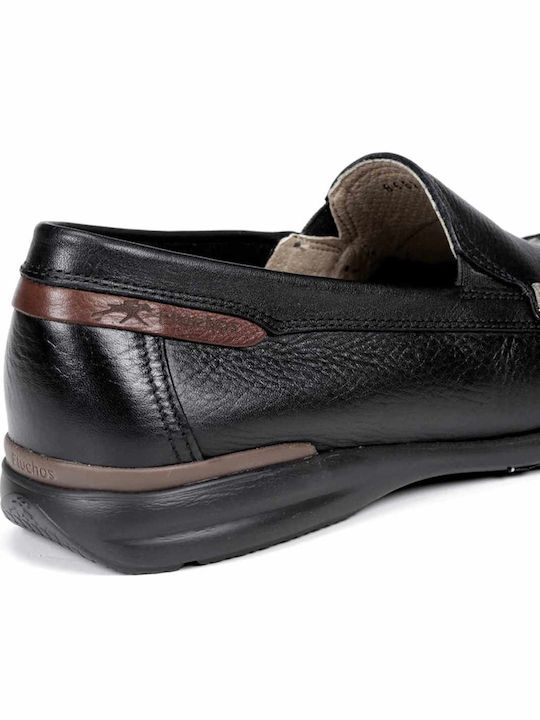 Men's Piele Moccasins Negru