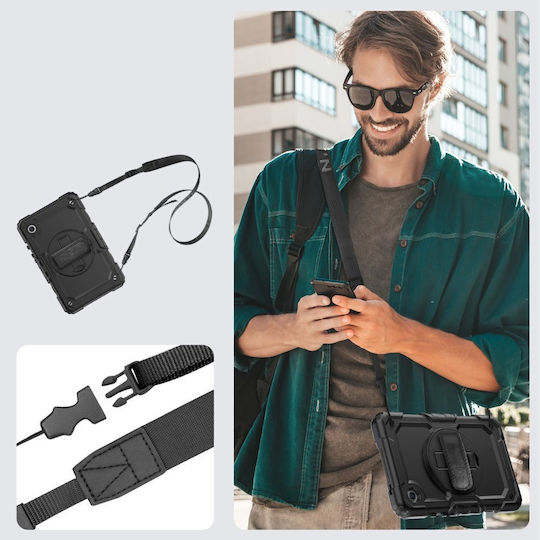 Tech-Protect X-Armor Back Cover Ανθεκτική Μαύρη (Galaxy Tab A9)