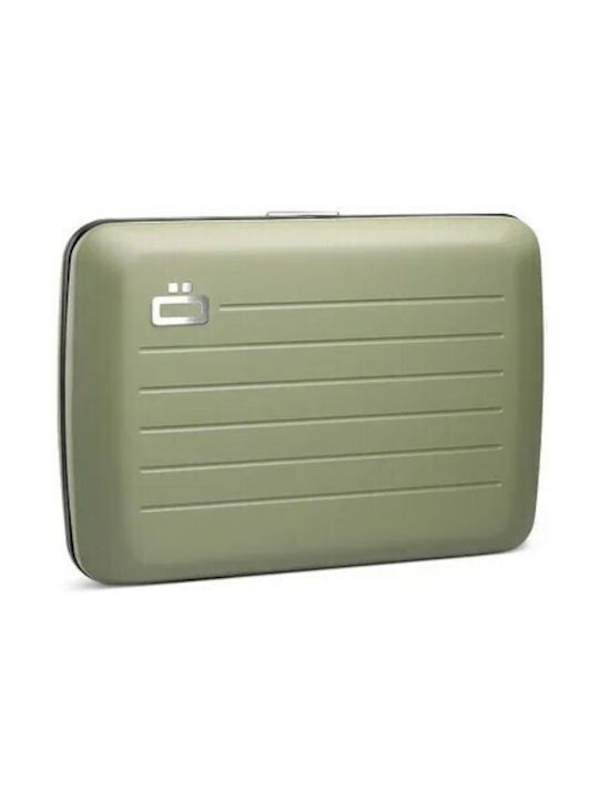 Ogon Designs Card Case Stockholm V2 Portofel bărbați Cărți Verde