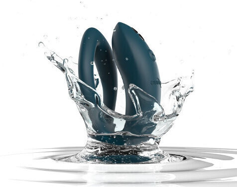 Vibrator pentru cupluri cu Telecomandă 8cm Verde