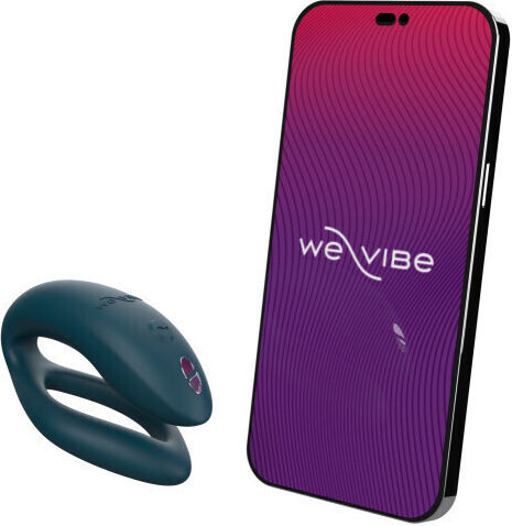Vibrator pentru cupluri cu Telecomandă 8cm Verde