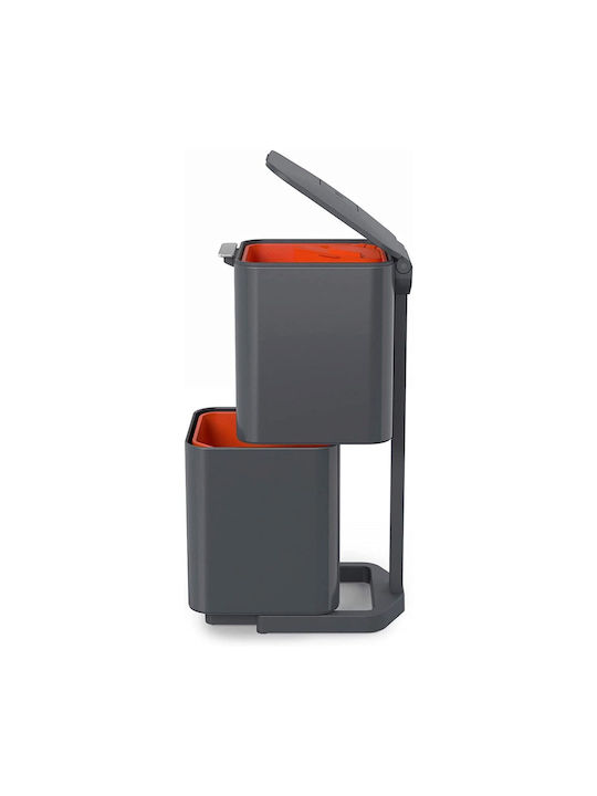 Joseph Joseph Waste Bin Recycling Gray 40lt 1pcs
