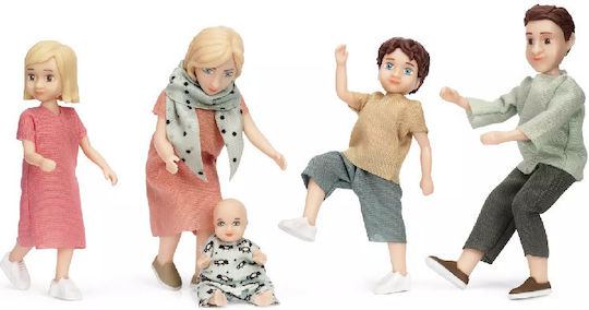 Familia Charlie Set păpuși pentru căsuță de păpuși