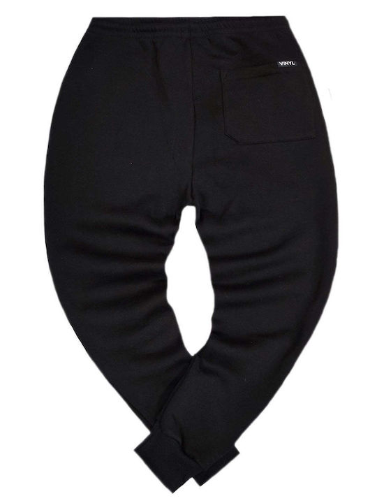 Vinyl Art Clothing Women's Jogger Sweatpants Black