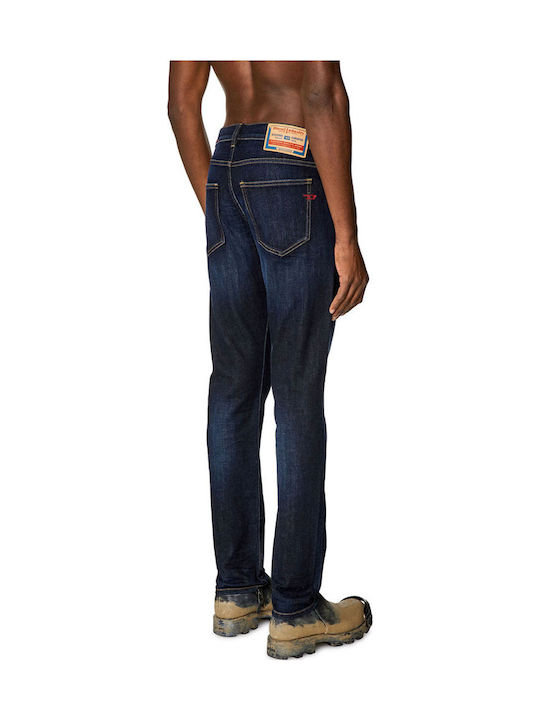 2019 D-Strukt Herren Jeanshose Elastisch mit Slim Passform Blue