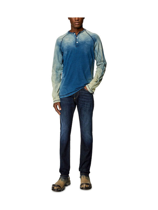 2019 D-Strukt Herren Jeanshose Elastisch mit Slim Passform Blue