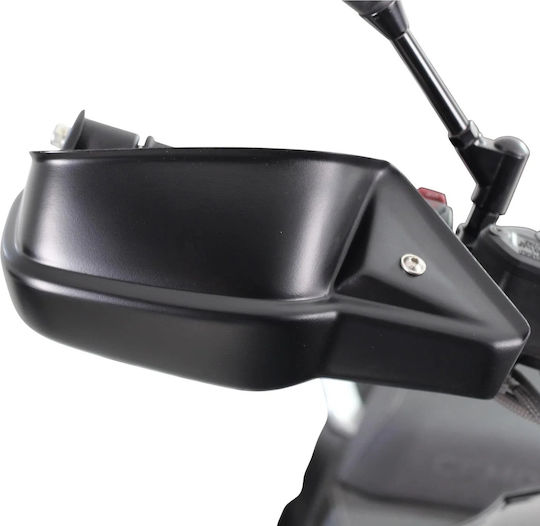 GP Kompozit Motorcycle Protective Hand Guards in Black Colour