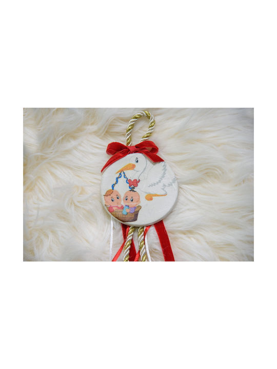 Babystork Hanging Lucky Charm Home Multicolour 1pcs