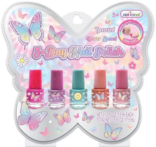 Hot Focus Kinder-Nagellacke 5Stück