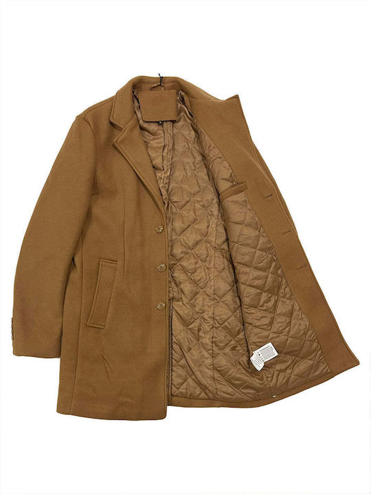 Ustyle Men's Coat Tabac Brown