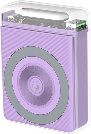 XO PR226 Power Bank 10000mAh 18W with USB-A Port Quick Charge 3.0 Purple