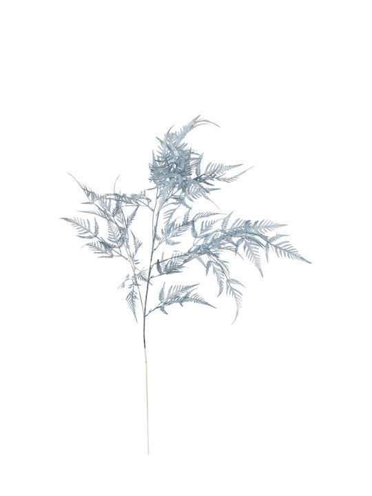 Wreath of Artificial Plants Fern Light Blue 90cm Arpimex Srl