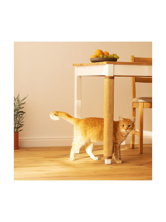 Navaris Scratcher Scratching Post Floor Mats Beige 62x25cm