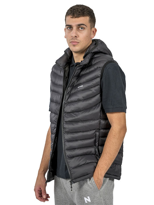 Energy Men's Sleeveless Jacket Black