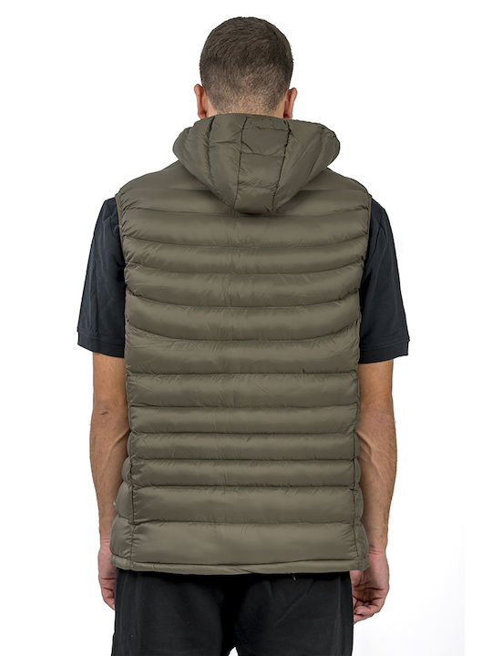 Ärmellos Jacke Khaki