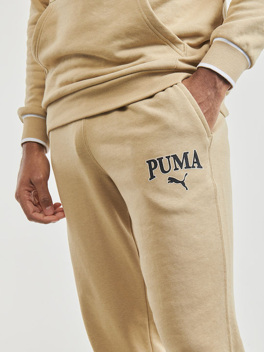Sweatpants with Elastic Beige