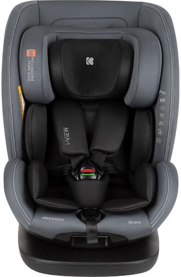 Kikka Boo i-View Καθισματάκι Αυτοκινήτου i-Size με Isofix Dark Grey 0-36 kg