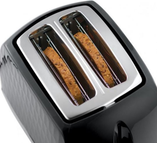 Russell Hobbs Honeycomb Φρυγανιέρα 2 Θέσεων 850W Μαύρη