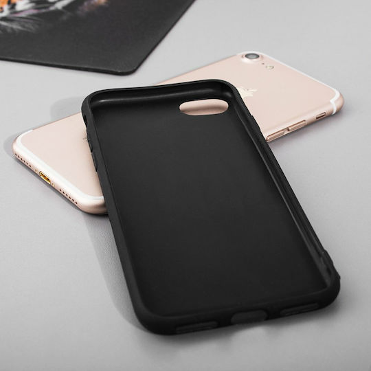 Hurtel Soft Matt Back Cover Silicone Black (Redmi 7)