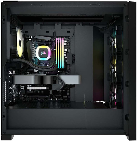 Corsair iCUE H55 RGB Răcire cu Apă pentru Procesor Ventilator unic 120mm pentru Socket AM4/AM5/1700/1200/115x