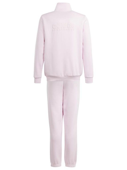 Adidas Kids Sweatpants Set Pink 2pcs