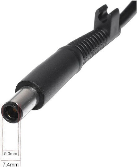 Makki Φορτιστής Laptop 90W 19V 4.74A για HP χωρίς Καλώδιο Τροφοδοσίας και με σετ βυσμάτων