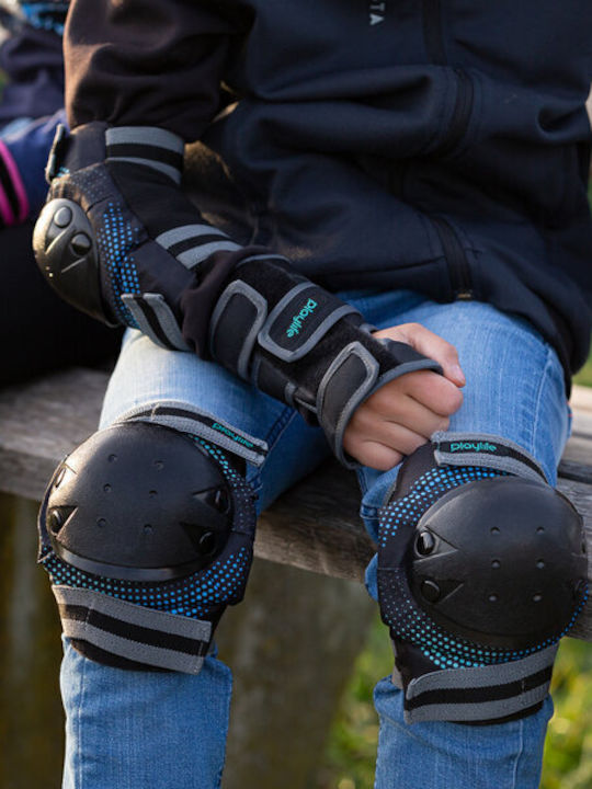 Powerslide Joker Children's Protective Gear Set for Rollers Black