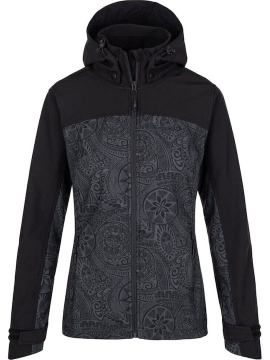 Kilpi Ravia Women's Soft Shell Ski & Snowboard Jacket Black SL0124KI-DGY