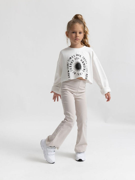 Alice Kids Blouse Long Sleeve White