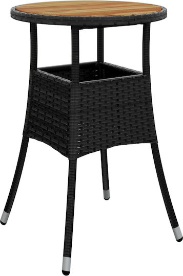 Garten- und Outdoor-Möbelsets 3 Stück Schwarz mit Kissen