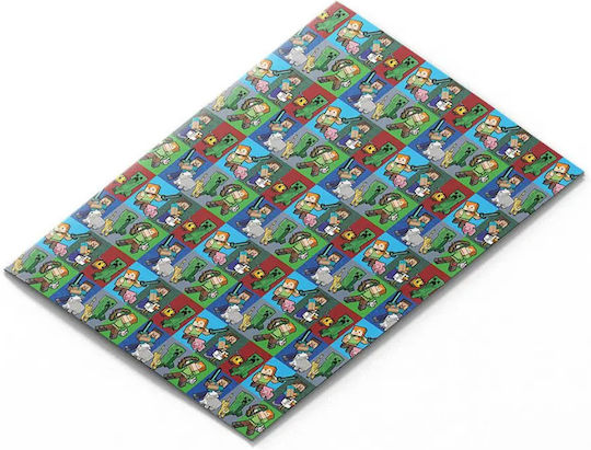 Logigraf Weihnachtlich Einwickelpapier für Geschenke Mehrfarbig 50cm.