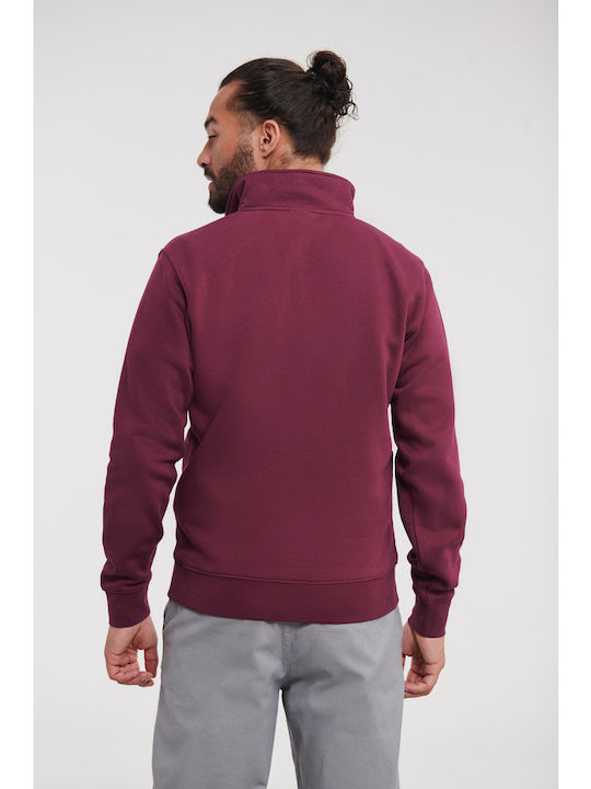 Russell Europe Men's Long Sleeve Promotional Sweatshirt Burgundy