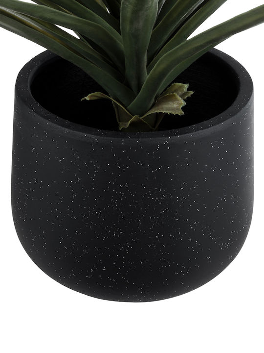 GloboStar Mayfair Planter Polyester Black with Stand 25x25x30cm.