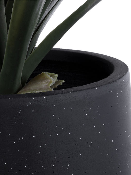 GloboStar Mayfair Planter Polyester Black with Stand 25x25x30cm.