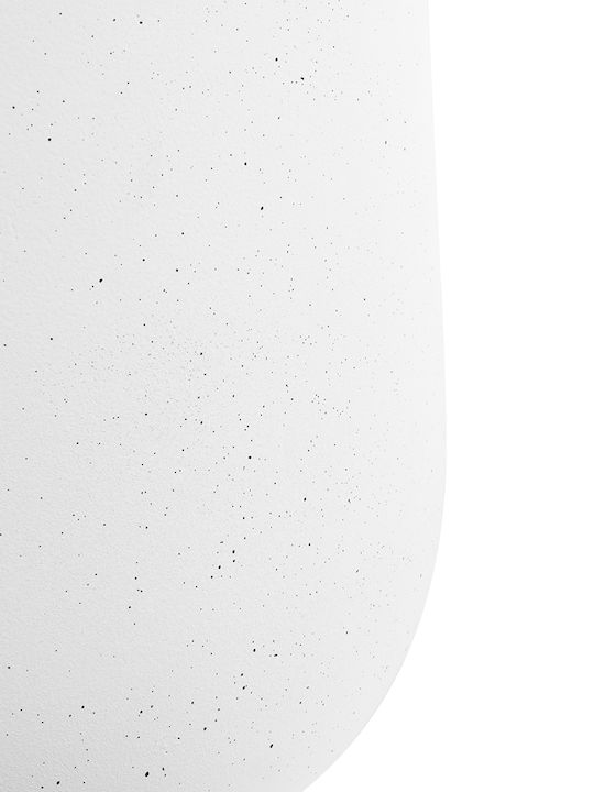 GloboStar Chelsea Planter Polyester White with Stand 25x25x30cm.