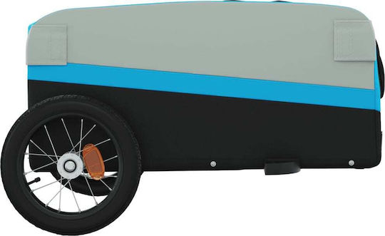 Vidaxl Anhänger Fahrradzubehör Schwarze Blaue 30 Kilo Eisen