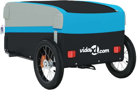 Vidaxl Anhänger Fahrradzubehör Schwarze Blaue 30 Kilo Eisen