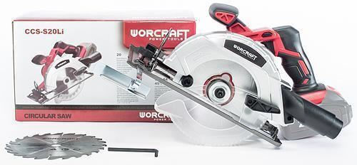 Worcraft ARC-114323 Δισκοπρίονο 20V Solo με Σύστημα Αναρρόφησης