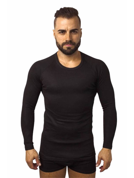 Kota 2006 Bluza termica pentru barbati cu maneci lungi Negru