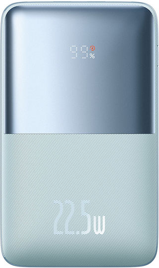 Baseus Bipow Pro Power Bank 20000mAh 22.5W με 2 Θύρες USB-A και Θύρα USB-C Power Delivery Μπλε